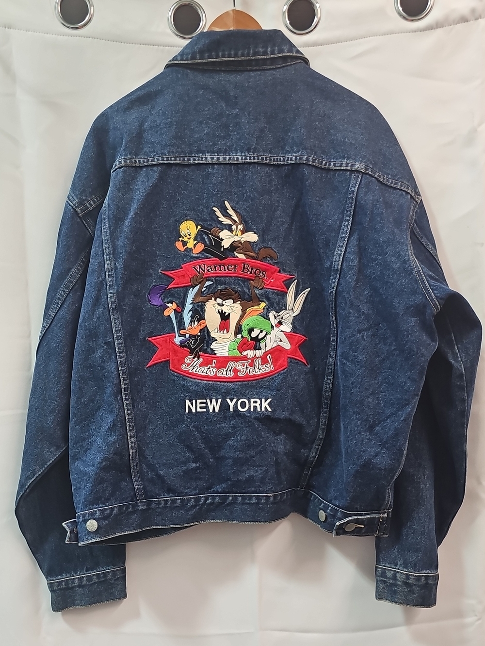 WARNER BROS. VINTAGE 1990'S DENIM TRUCKER JACKET BFPM-09-308